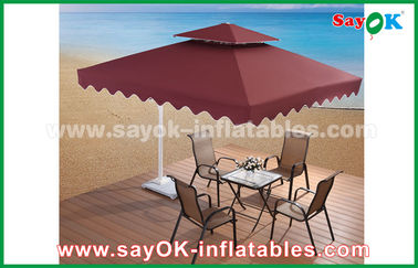 Tente campante d'auvent parapluie de patio de jardin de plage de 2,5 * de 2.5M Advertising Sun Umbrella