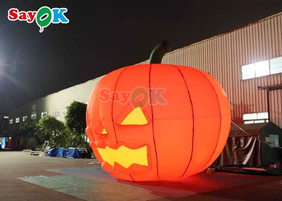 16.4FT Décoration de citrouille gonflable pour Halloween en plein air Impression numérique