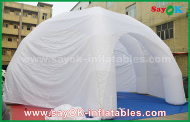 Tente gonflable d'araignée de tente de Multi-personne de la publicité d'exposition gonflable géante blanche gonflable de PVC