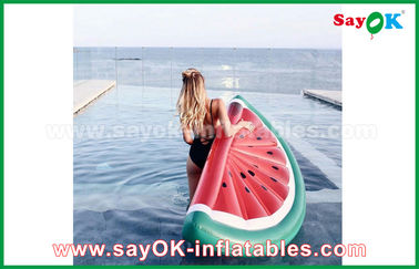 Jaune/rouge/piscine gonflable crue de flotteur de piscine tranche de fruit joue pour la natation