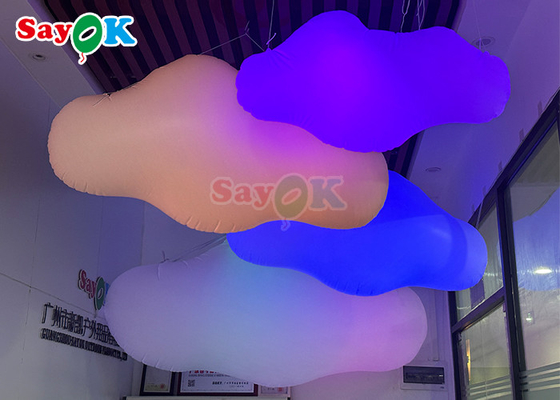 Événements géants ballon gonflable en forme de nuage pour la publicité 2m 2,5m 3m