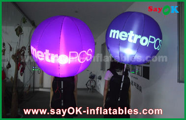 Entreprise de location légère gonflable menée variable de décoration de ballon de sac à dos de lumières