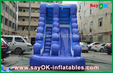 Sauteur gonflable / Sécurité PVC bâtonnette Sauteur gonflable Slide Jaune / Couleur bleue Pour jouer