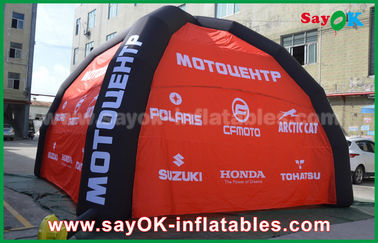 La tente de camping d'air a adapté imprimer aux besoins du client la décoration de partie d'exposition de Logo Inflatable Air Tent For