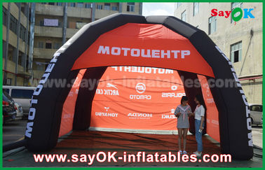 La tente de camping d'air a adapté imprimer aux besoins du client la décoration de partie d'exposition de Logo Inflatable Air Tent For