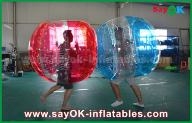 Bulle gonflable colorée populaire de location du football de jeux gonflables, boule humaine de bulle du football pour l'adulte et enfants
