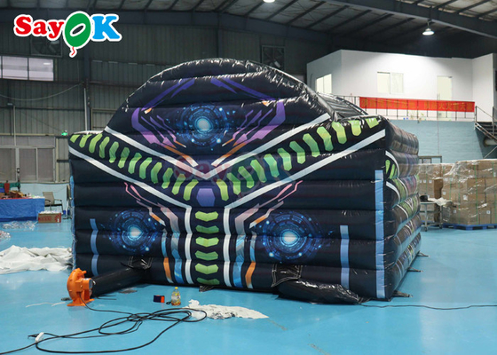 Jeux sportifs IPS gonflables amusants Centre interactif gonflables Bataille légère avec système de jeu Tente d'arène