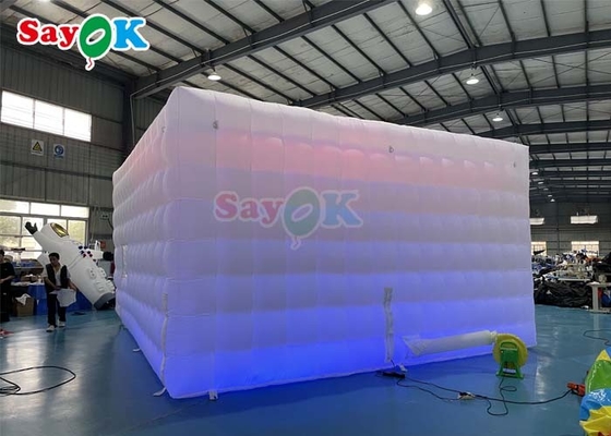 19.7ft Commercial Inflatable Led Light Tent Outdoor Inflatable Air Cube Tente Pour les événements de fête