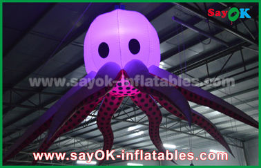 Éclairage gonflable géant de poulpe/mante d'éclairage d'animal de mer pour la décoration ou la partie
