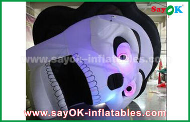 Décorations gonflables légères de vacances de Halloween LED, personnages de dessin animé gonflables squelettiques humains