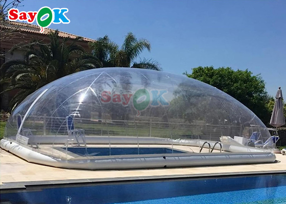 En extérieur personnalisé Transparent Clear imperméable à l'eau PVC Couverture de natation Tentes d'hiver Enclosures Dôme à bulles