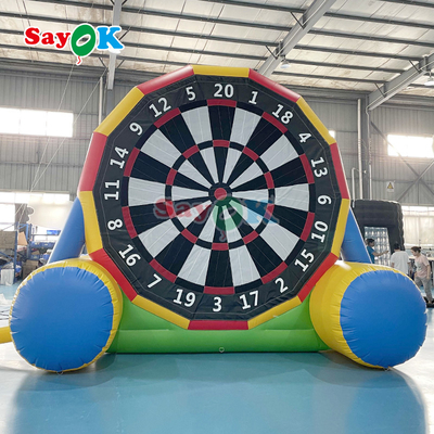 Jeu de lancer de hache gonflable lancer de balle gonflable cible de fléchettes planche de football gonflable dartbaord pour les événements sportifs