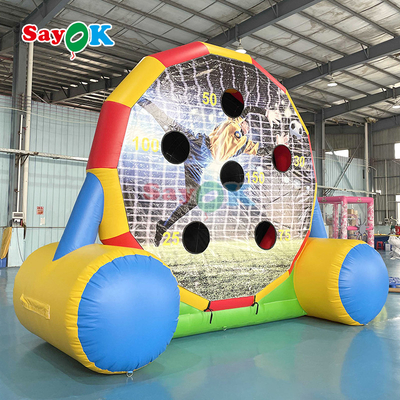 Jeu de lancer de hache gonflable lancer de balle gonflable cible de fléchettes planche de football gonflable dartbaord pour les événements sportifs