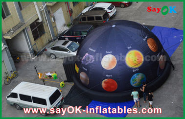 6m dôme gonflable portatif de planétarium de tissu de 210 D Oxford pour le cinéma avec la pleine impression