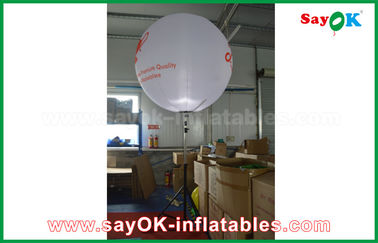 Décoration gonflable d'éclairage de diamètre de la coutume 1.5m pour annoncer, ballon de support avec le trépied