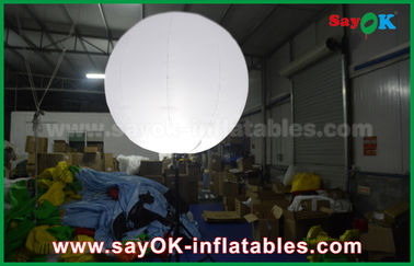 Décoration gonflable d'éclairage de diamètre de la coutume 1.5m pour annoncer, ballon de support avec le trépied