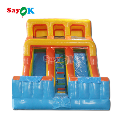 Glissière gonflable extérieure simple PVC Glissière gonflable pour enfants