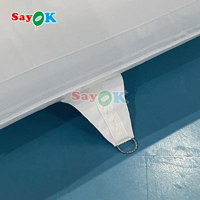 Personnalisé Mini Splash Pad Blanc à la mode Parc aquatique Parcours d'obstacles gonflable Parcours de jeux Château Slide Combo