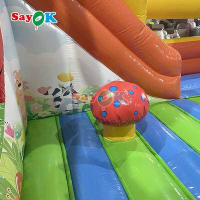 Commercial Droit Bouncer Slide Combo gonflable Moonwalk sautant château maison de saut pour les enfants adultes