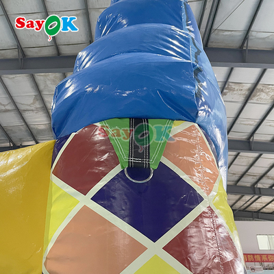 Jeu de château gonflable pour les enfants Fête de maison gonflable Saut de saut et glissement Combo avec sélection Moulin à vent