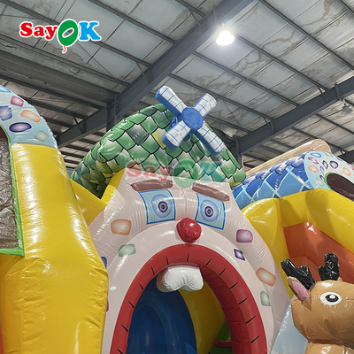 Commercial Droit Bouncer Slide Combo gonflable Moonwalk sautant château maison de saut pour les enfants adultes