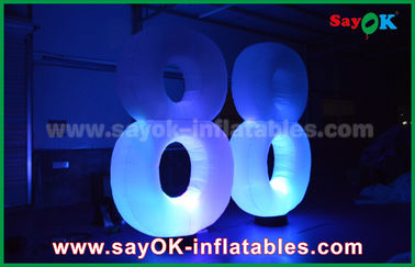 Le type lumière gonflable de méduses de la décoration LED d'éclairage numéro 8 8 pour la représentation