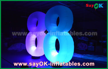 Le type lumière gonflable de méduses de la décoration LED d'éclairage numéro 8 8 pour la représentation