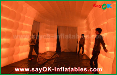 Tente gonflable de cube en lumière gonflable de la tente LED d'air/tente extérieure de impression Plein-numérique de partie