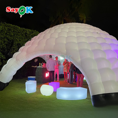 Tente igloo gonflable avec souffleur