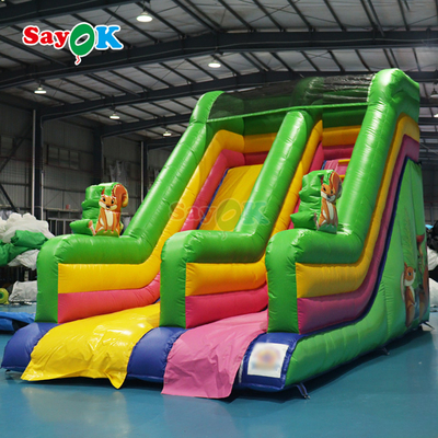 Slide gonflable pour la piscine PVC combiné avec une glissière gonflable géante pour la piscine
