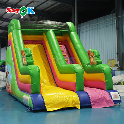Slide gonflable pour la piscine PVC combiné avec une glissière gonflable géante pour la piscine