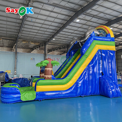 Gros de dessins animés trampoline gonflable toboggan géant gonflable trampoline gonflable pour adultes avec piscine