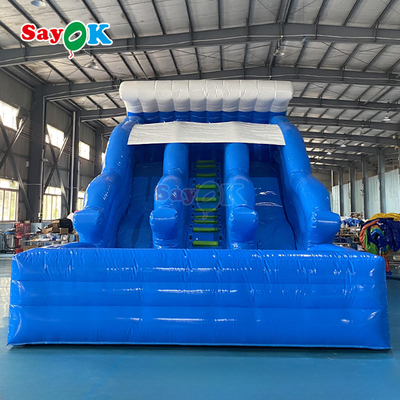 Glissière gonflable avec piscine Fabrique de glissière d'eau géante commerciale personnalisée pour adulte
