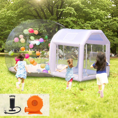 Une maison à bulles gonflable pour les fêtes