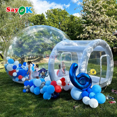 Entrepôt de 10 pieds pour les enfants maison à bulles transparente fête gonflable maison à bulles