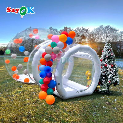 Tente de fête gonflable en PVC à bulles transparentes