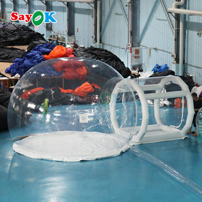 Tente de fête gonflable en PVC à bulles transparentes
