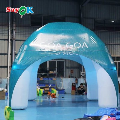 Tente d'araignée gonflable Promotion 4 jambes Commercial Spider Dome Tente gonflable sur mesure Tente d'araignée gonflable 4x4m à louer