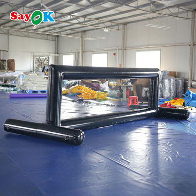 Pvc cour gonflable de volley-ball piscine cour gonflable de volley-ball pour les jeux d'eau en extérieur