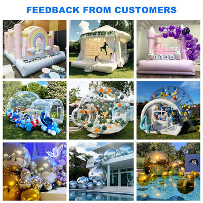 Maison bulle gonflable de camping portable, maison bulle ciel étoilé pour l'extérieur