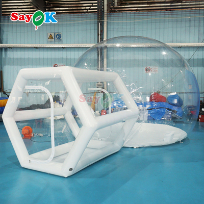 Maison à bulles gonflable transparente personnalisée