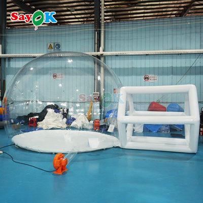 Maison à bulles gonflable transparente personnalisée