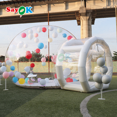 Sayok Entrepôt à l'étranger Maison bulle transparente Gonflable Enfants Maison bulle Tente pour fête