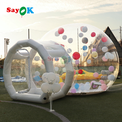 Sayok Entrepôt à l'étranger Maison bulle transparente Gonflable Enfants Maison bulle Tente pour fête