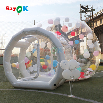 Sayok Entrepôt à l'étranger Maison bulle transparente Gonflable Enfants Maison bulle Tente pour fête