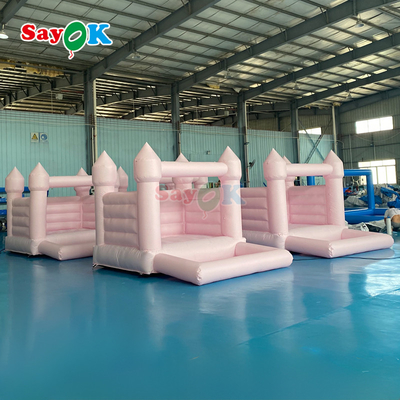 Sayok gonflable blanc bouncer petit gonflable bouncy fête de mariage bounce maison toboggan pour les enfants
