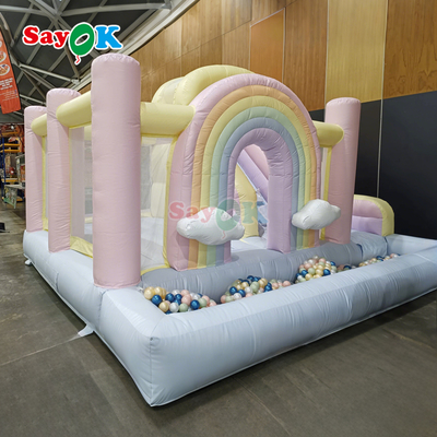 Château gonflable Sayok personnalisé, petite maison gonflable pour les fêtes d'enfants