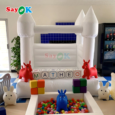 Château gonflable Sayok personnalisé, petite maison gonflable pour les fêtes d'enfants