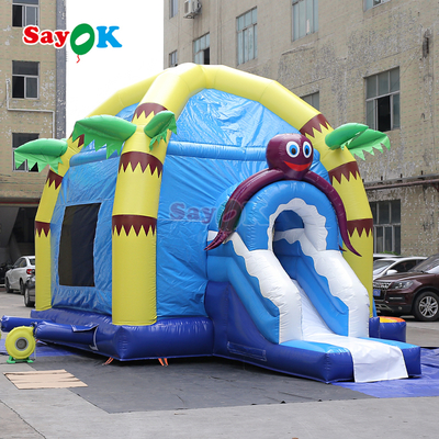 Sayok Château gonflable commercial en PVC, poisson-clown de mer, poulpe, maison gonflable gonflable pour enfants