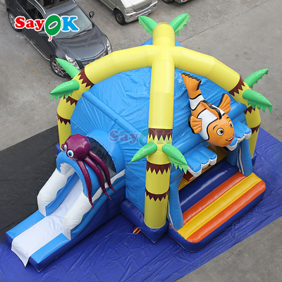 Sayok Château gonflable commercial en PVC, poisson-clown de mer, poulpe, maison gonflable gonflable pour enfants